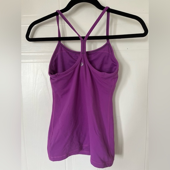 Lululemon Activewear Purple Tank top (build-in bra) - Picture 2 of 8